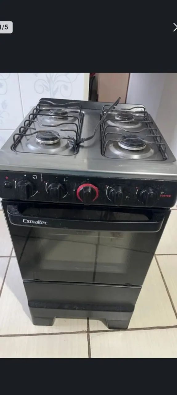 Fogão 4 bocas automático 