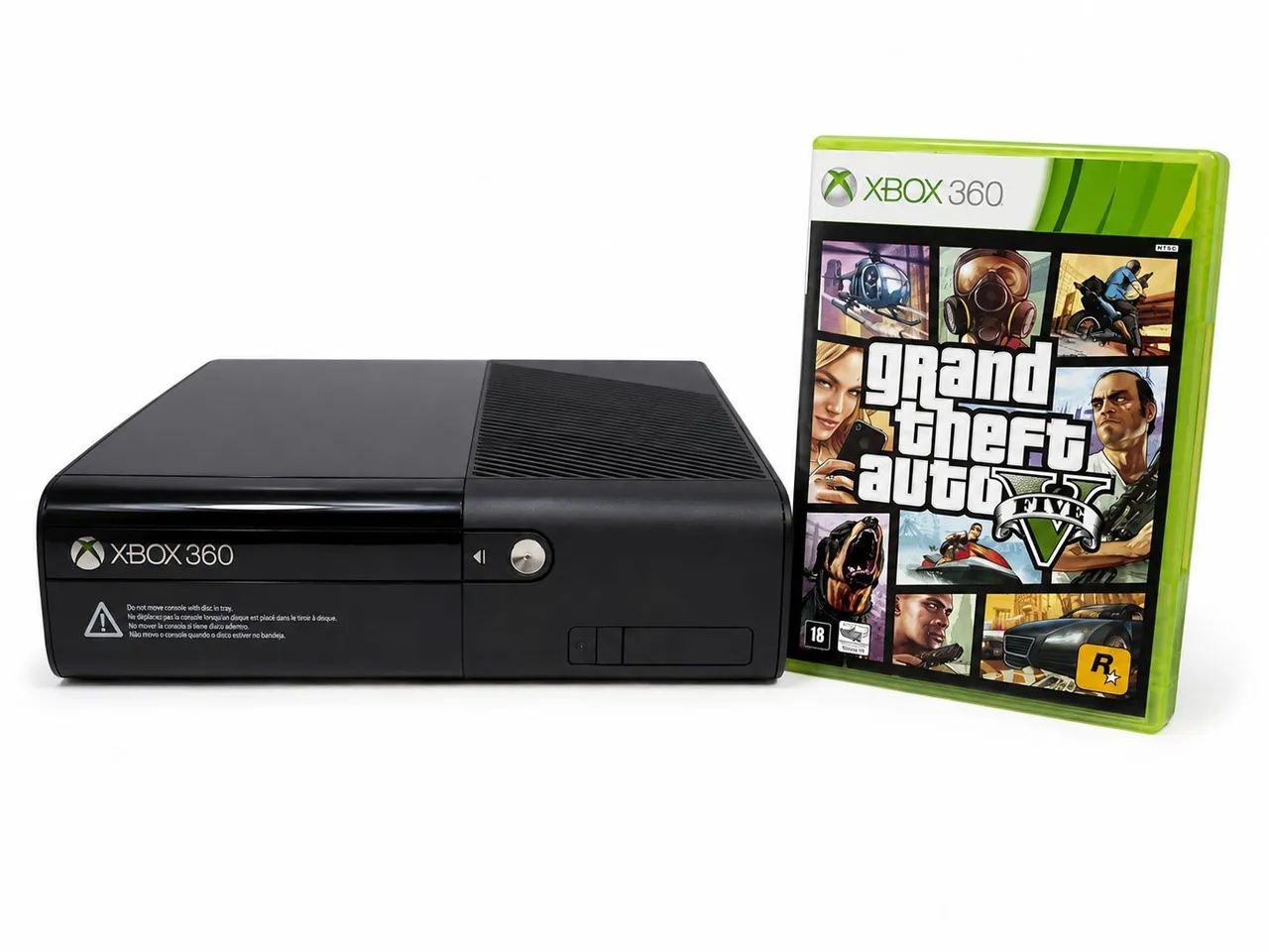 XBOX 360 COM JOGOS E CONTROLE 