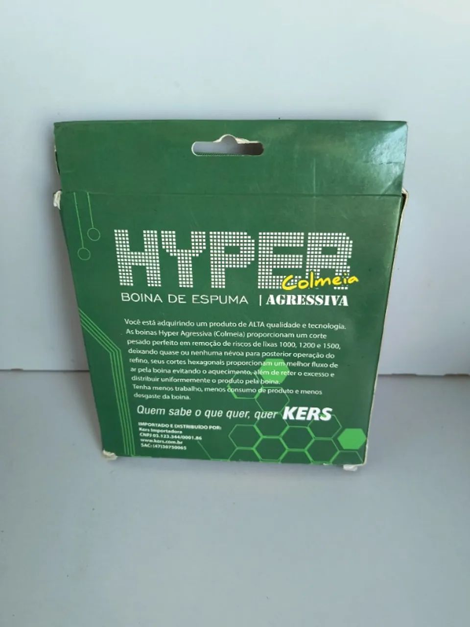 LT133 Boina De Espuma  Agressiva Verde Hyper 5 Polegadas Kers - Foto 2