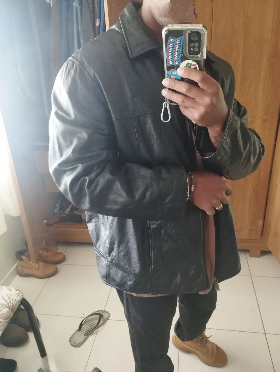 Jaqueta Wilson's leather de couro legítimo G - Foto 4