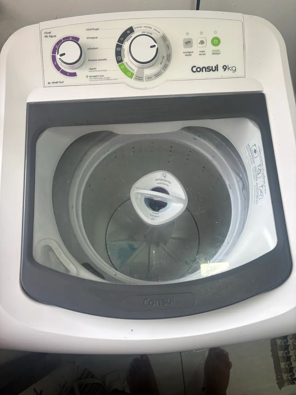 Máquina de lavar no Plástico 