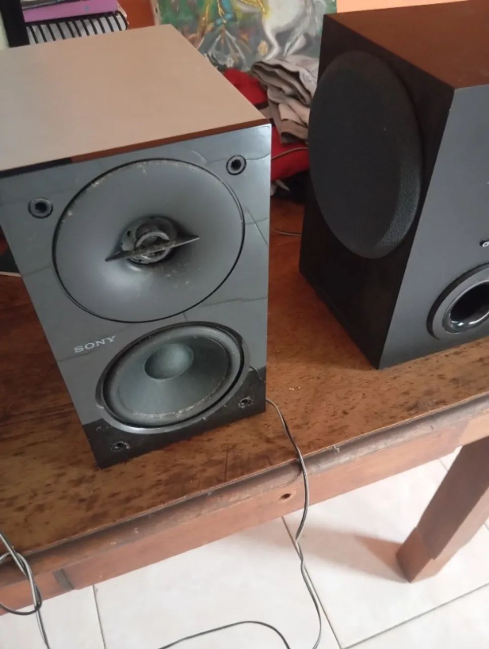 3 Caixas de Som Sony com Subwoofer - Foto 2