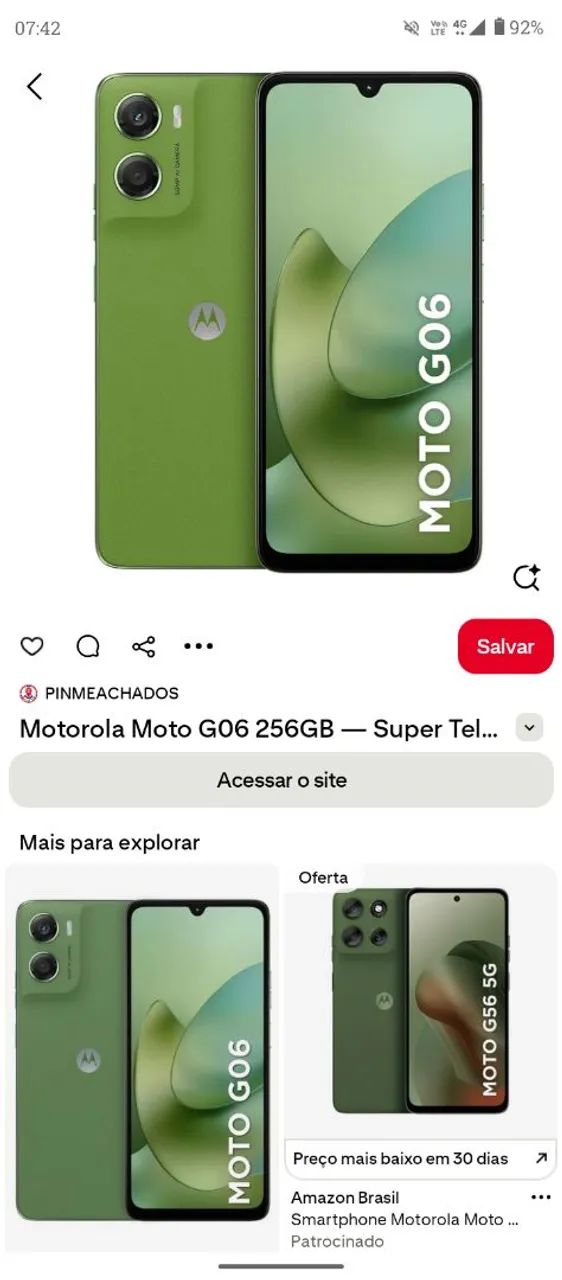 Vendo moto g06