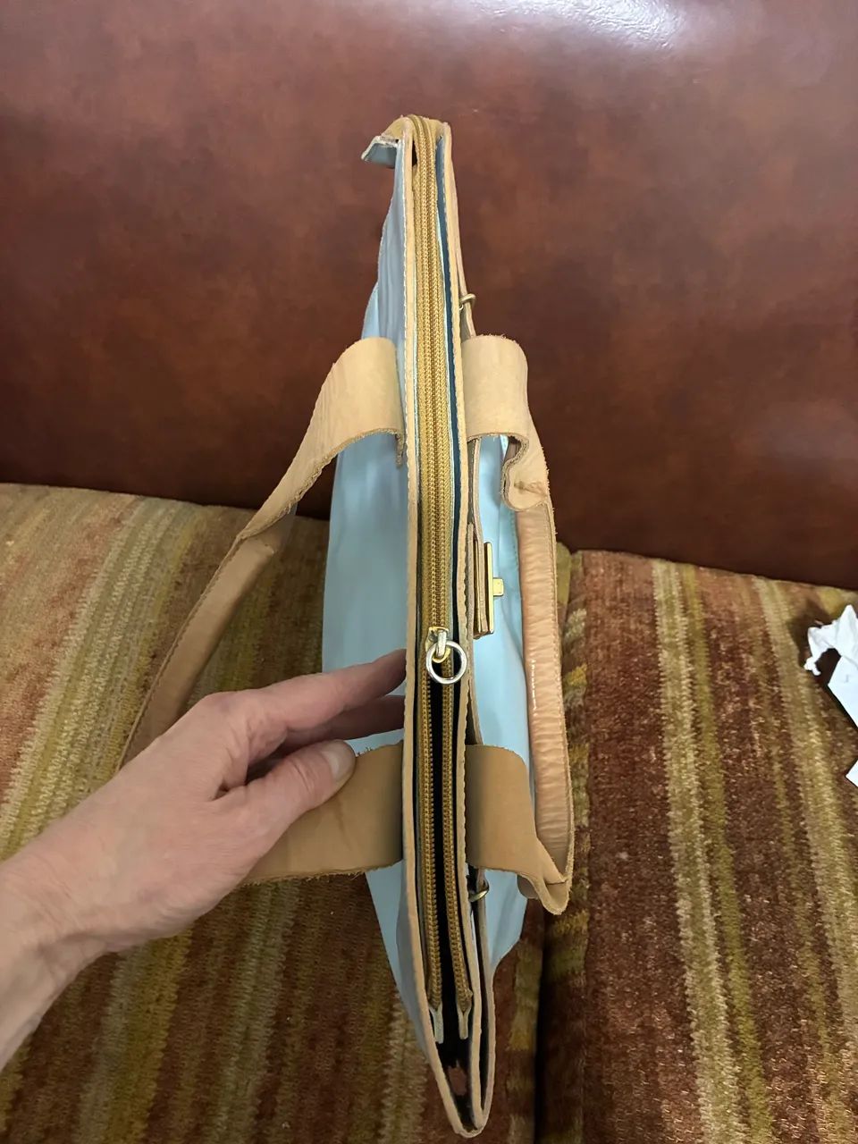 Bolsa de couro legítimo  - Foto 4