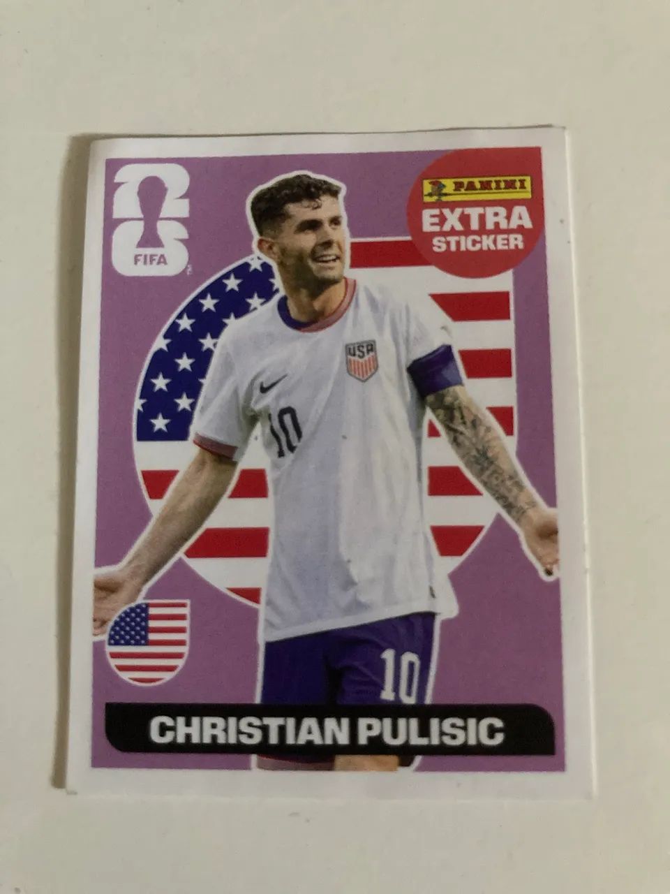 Figurinha Legend Pulisic Roxa Copa do Mundo 2026 Extra  - Foto 3