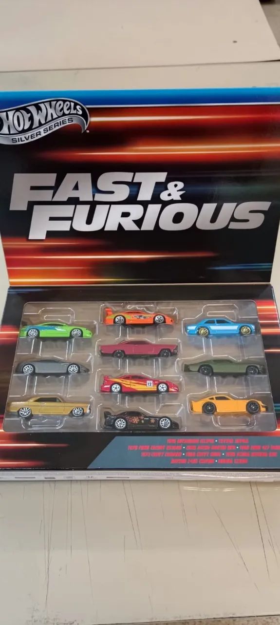 Coleção hot wheels velozes e furiosos 