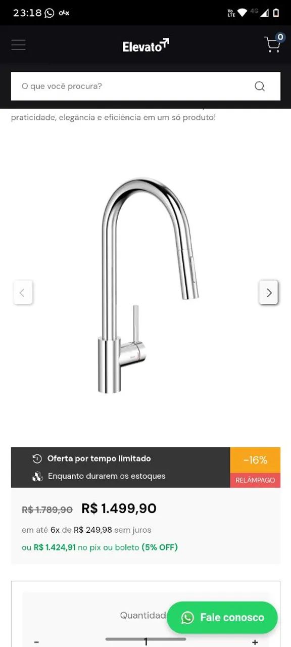 Torneira Spice pro cromada