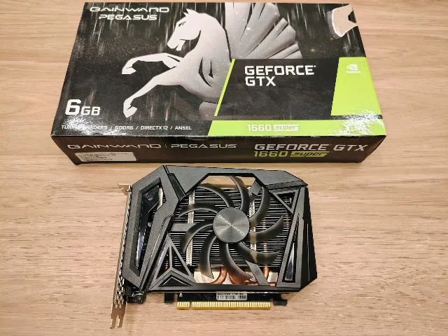 Placa De Vídeo Geforce Gtx 1660 Super 6gb Gainward Pegasus