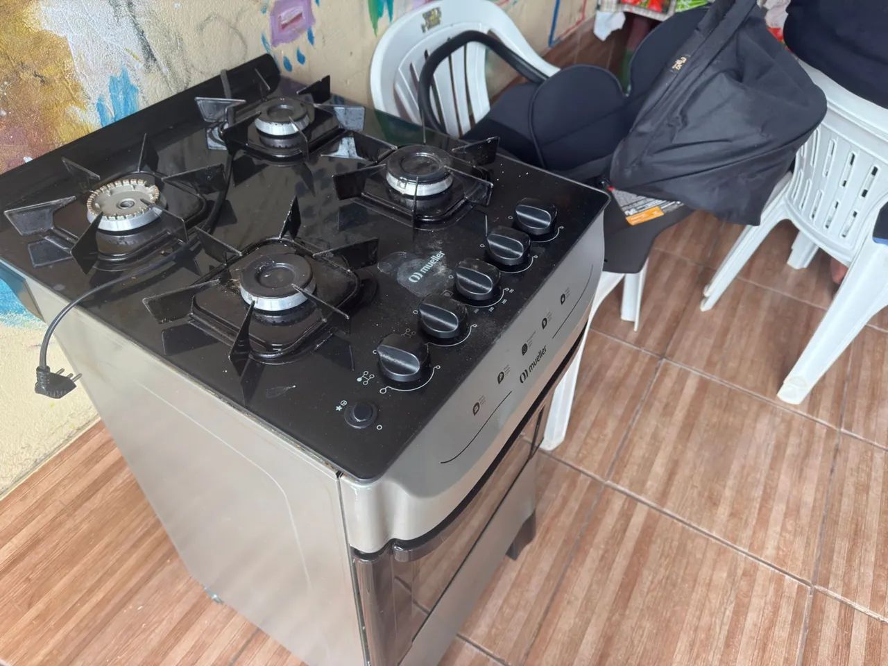 Vendo fogão 4 bocas Mueller - Foto 5