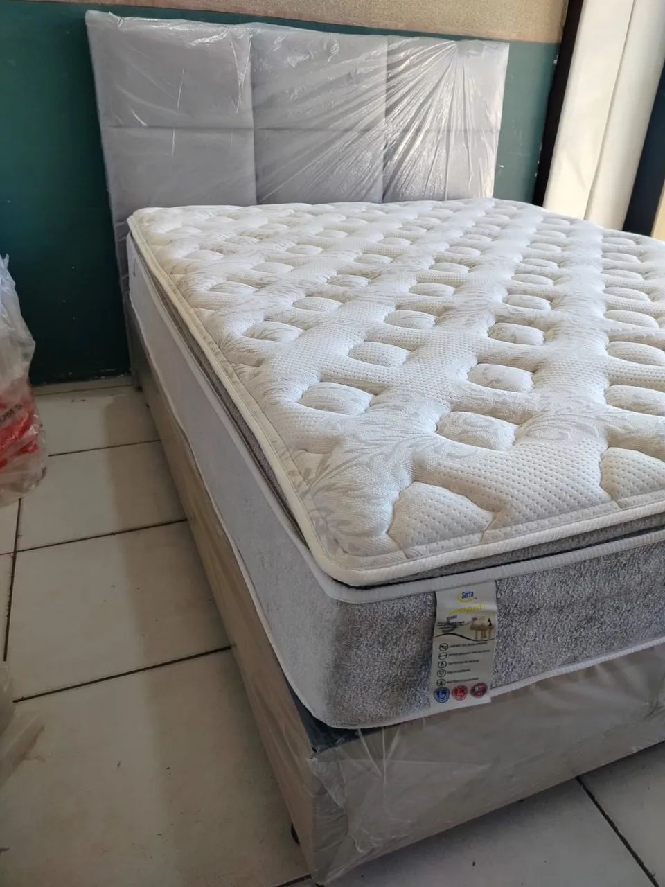 Cama Box Queen HIGIENIZADA ENTREGO GRÁTIS  - Foto 4