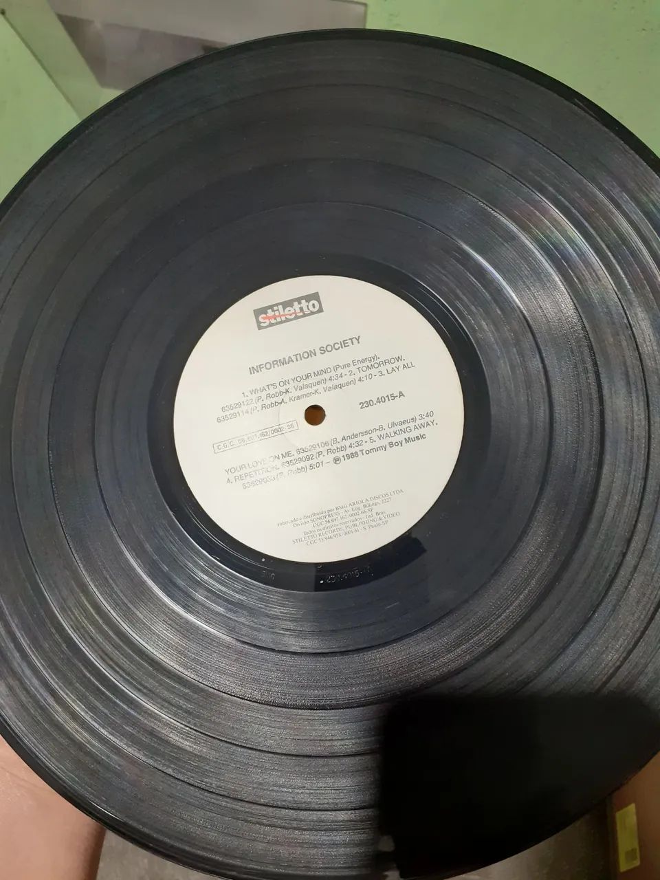 LP INFORMATION SOCIETY ( 1988 ) VG +++ - Foto 5
