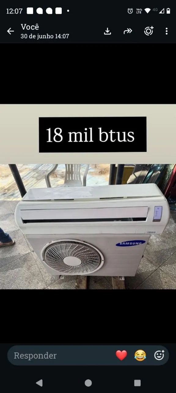 AR CONDICIONADO 18 MIL BTUS  - Foto 2