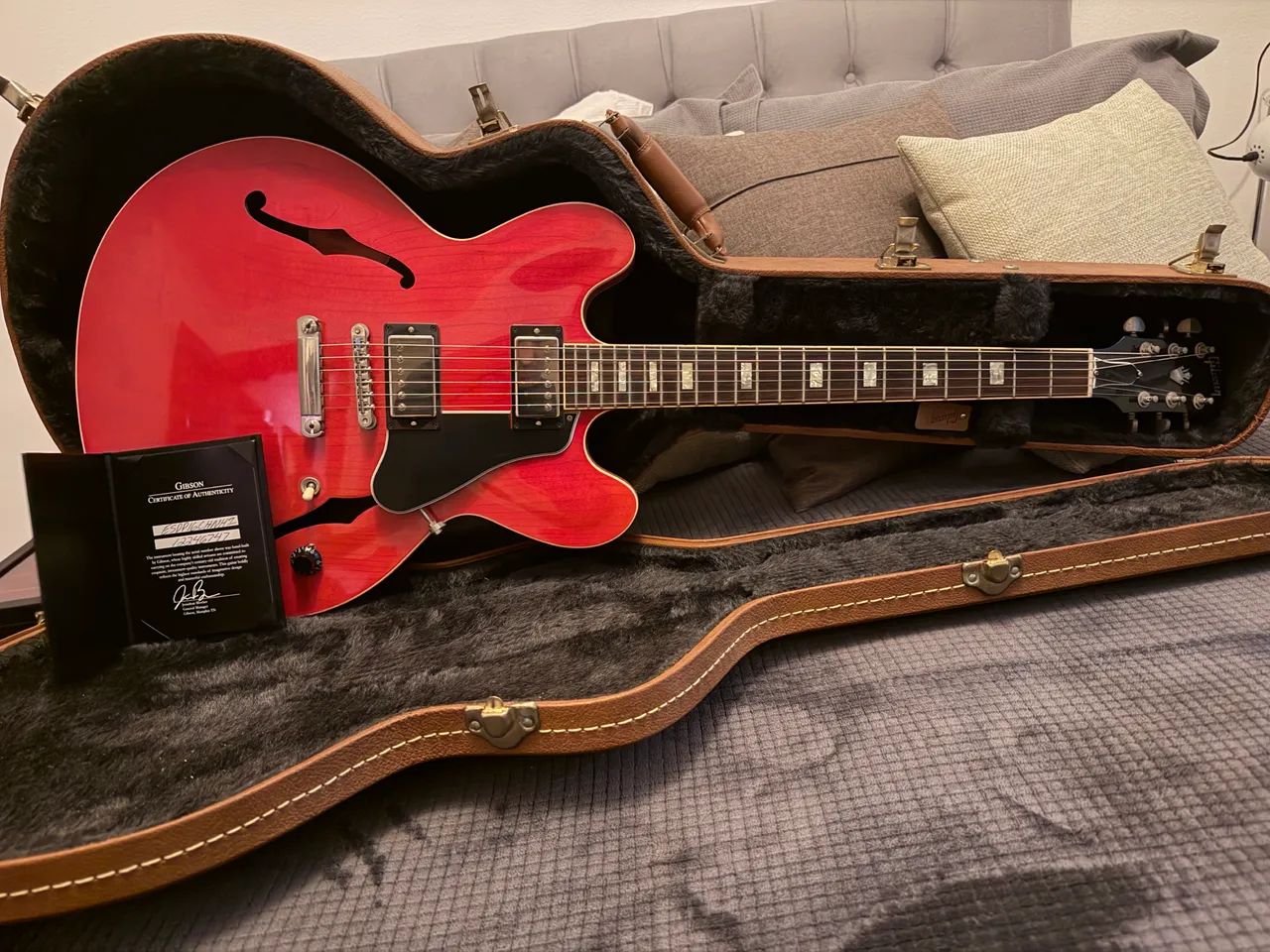 Gibson Memphis ES-335 Block Inlay Cherry Red USA (ES335) (ES 335