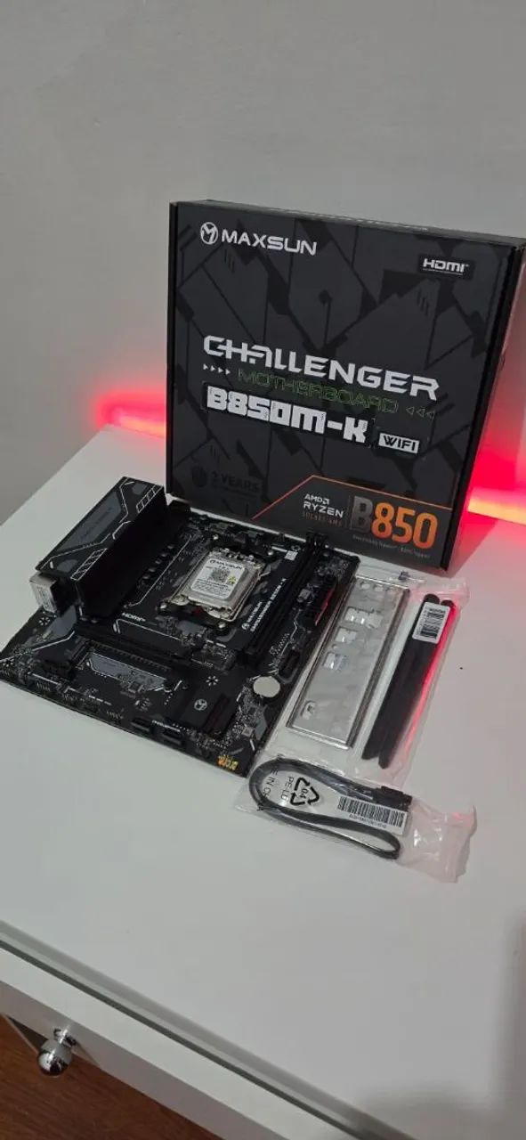Placa Mãe Maxsun Challenger B850M-K WIFI
