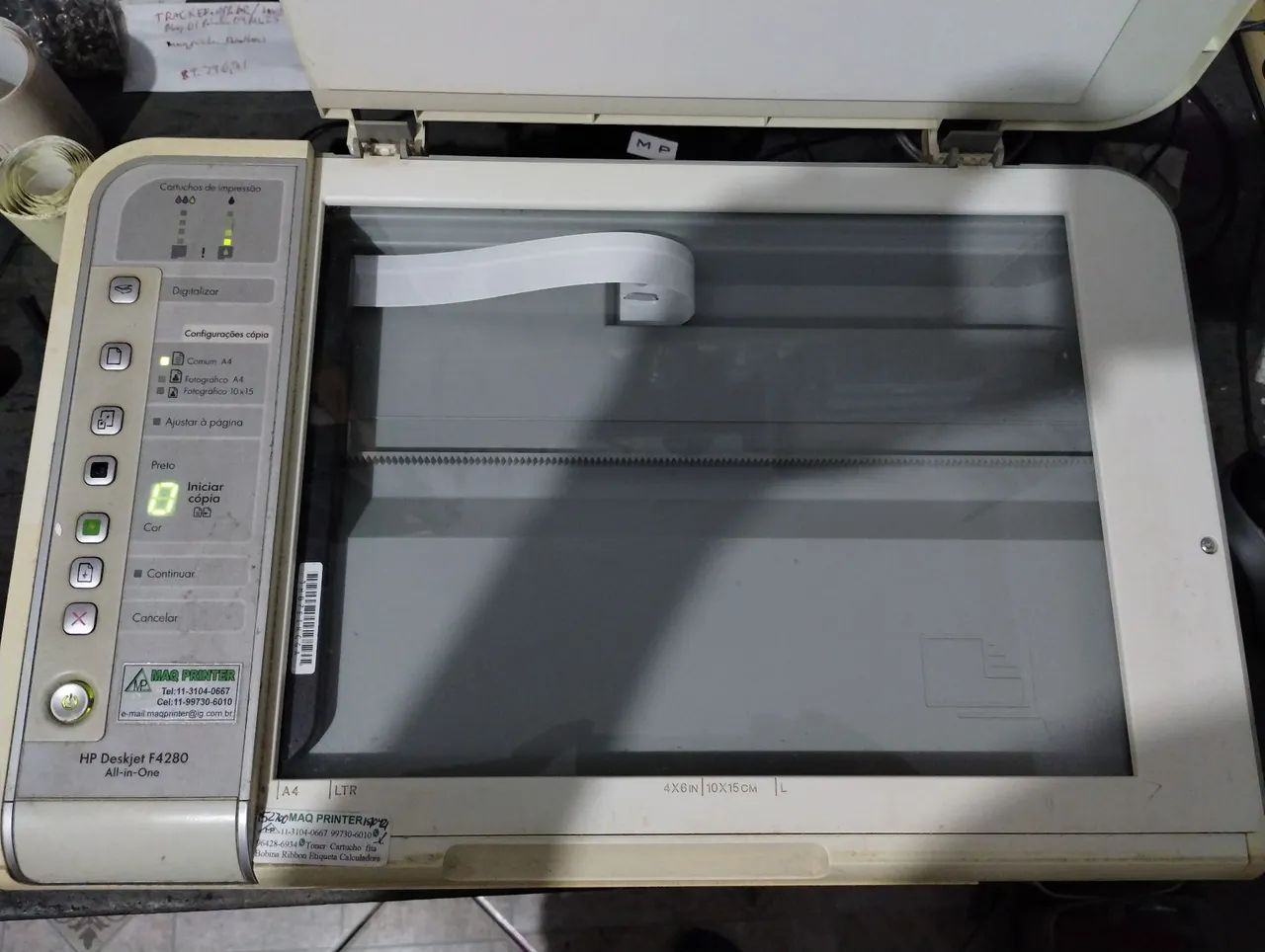 Impressora HP F4280 funcionando 