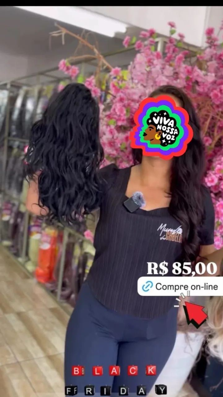 Aplique de cabelo (Rabo de cavalo) - Foto 2