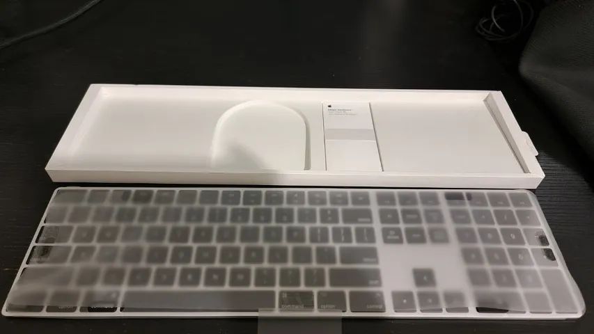 Kit Teclado e Mouse Apple Magic Bluetooth preto + (brinde) - Foto 4