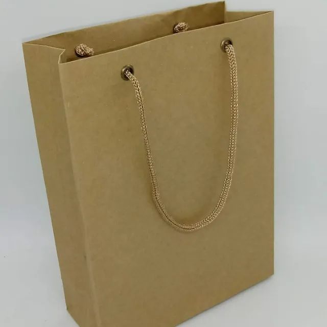Bolsa , Sacola Kraft para Festas - 23 x 17 x 7 kit com 100 unidades - Foto 3
