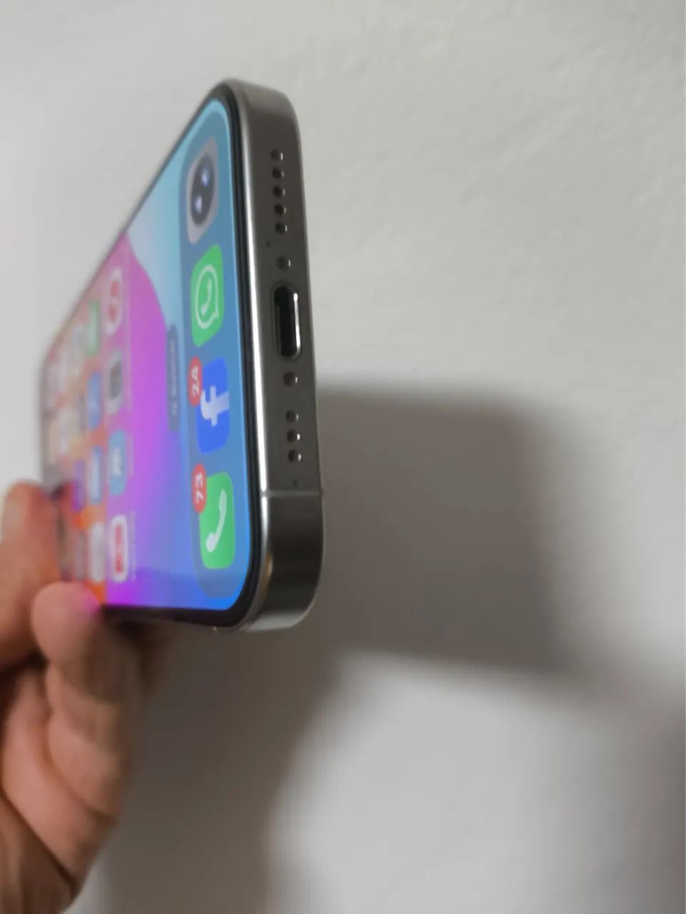 I phone 15 pro branco 128g - Foto 3