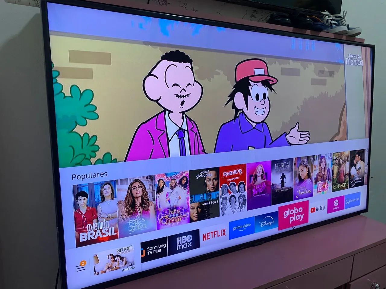 TELÃO SMART SAMSUNG 4K 55 POLEGADAS 444717599399628804