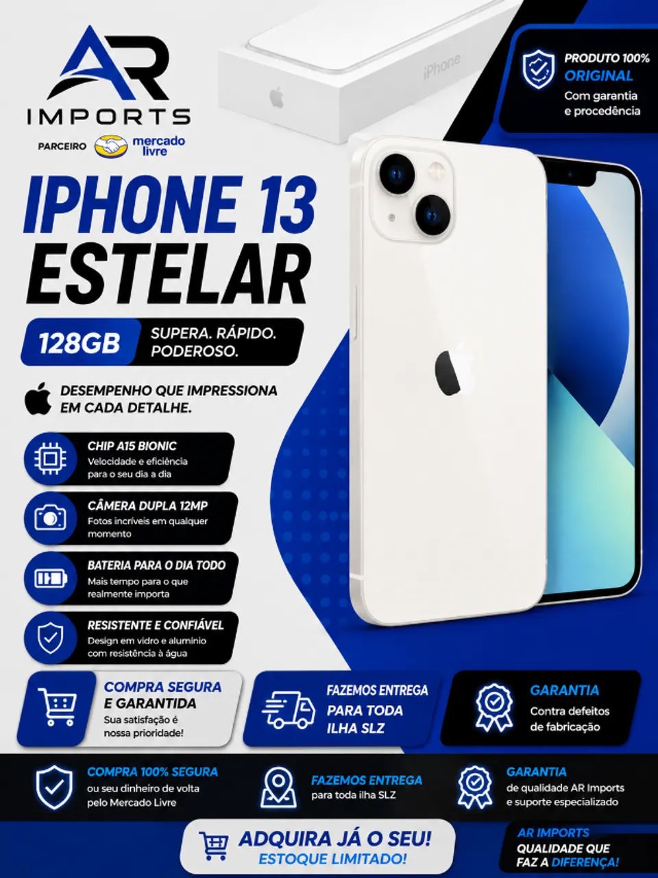 iPhone 13 Estelar 128GB