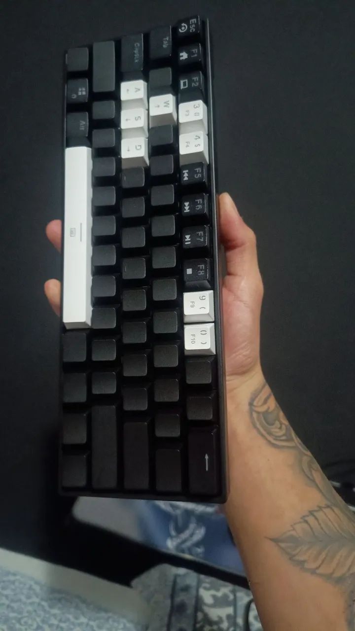 Teclado magnético e mouse ajazz 2.4ghz - Foto 3