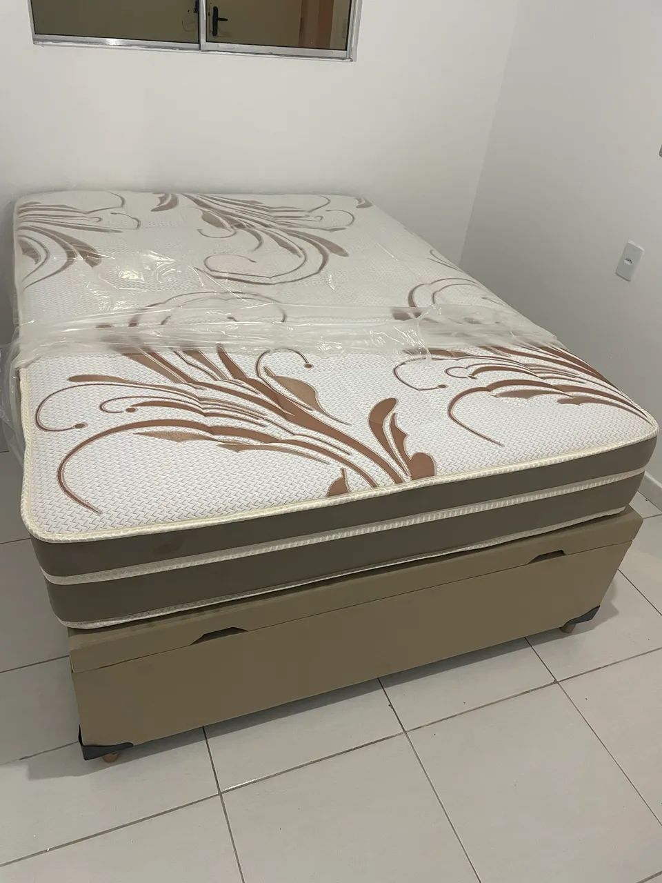 Cama box baú + colchão de molas ensacadas - Foto 2