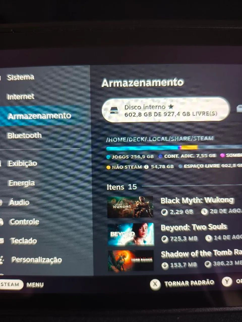 Steam deck LCD(1Tera)de armazenamento - Foto 3