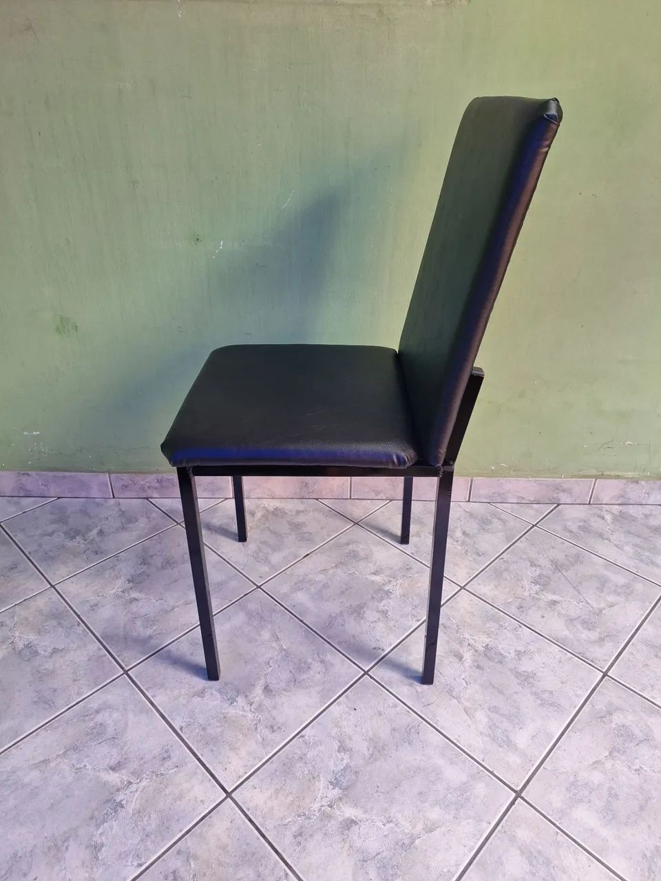 Cadeiras de ferro com estofado - Foto 4