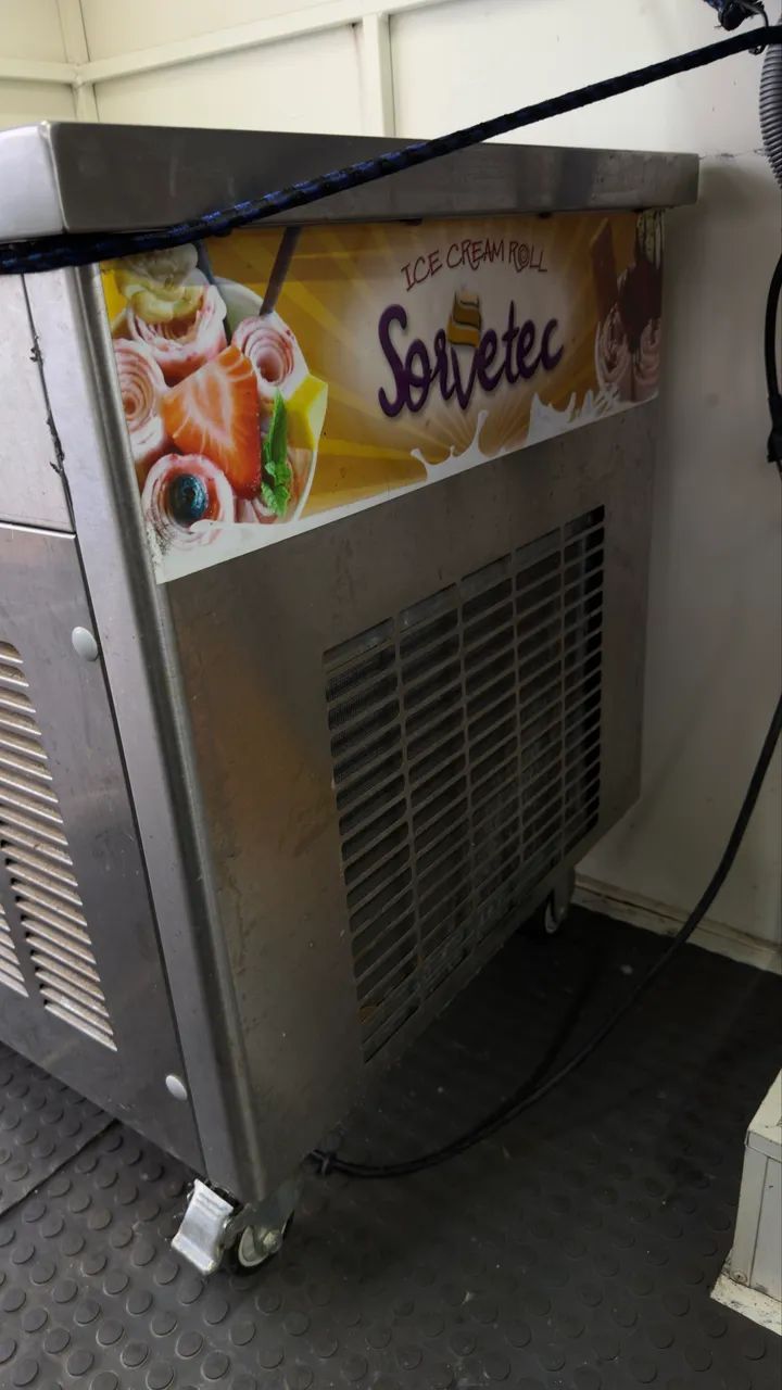 Máquina de sorvete na chapa (tailandês) - Foto 2
