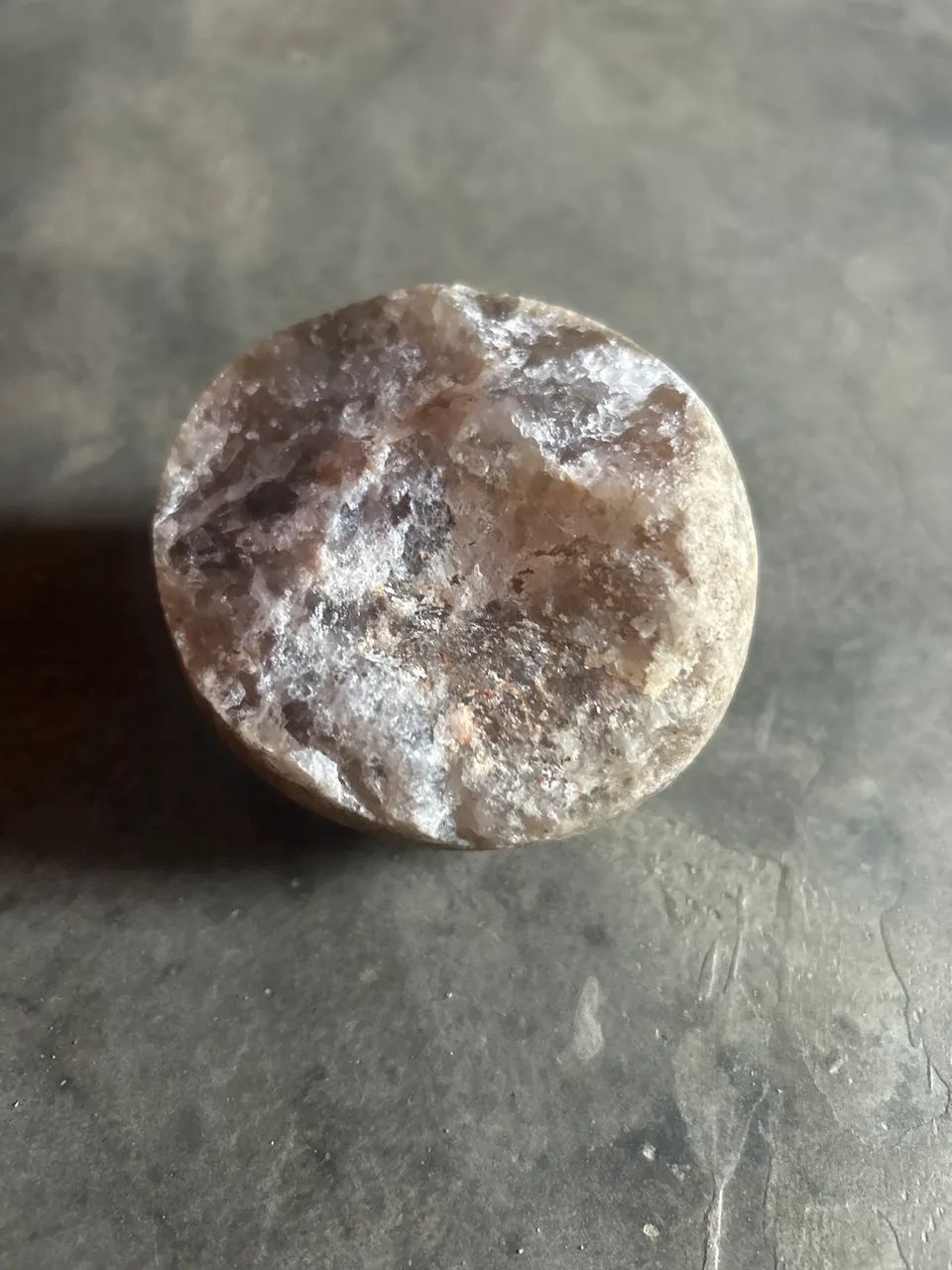 Geodo de quartzo fume