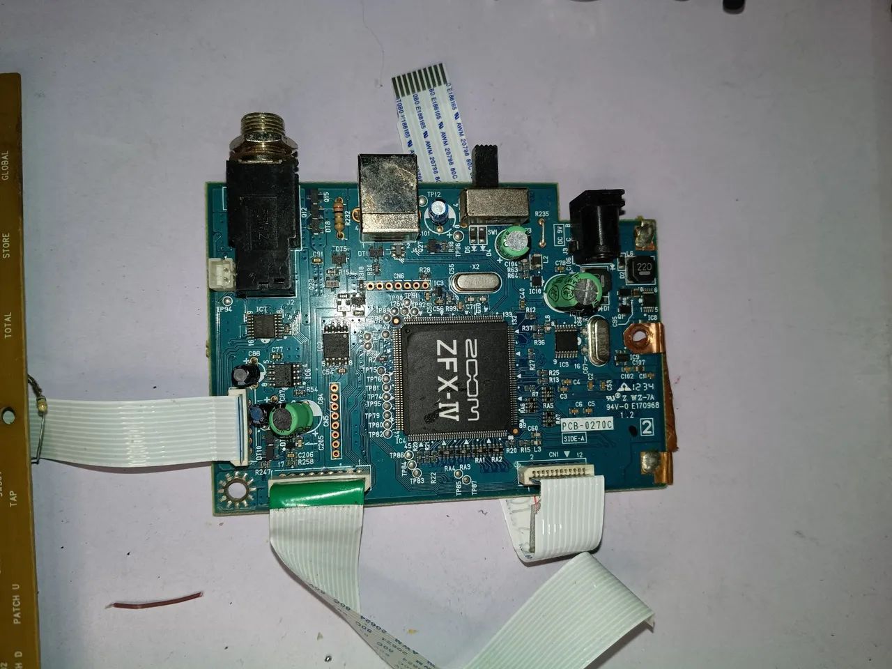 Placas da pedaleira zoom G5 