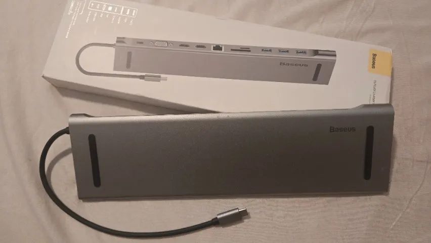 HUB Baseus Adaptador de hub USB C 11 em 1 - Foto 2