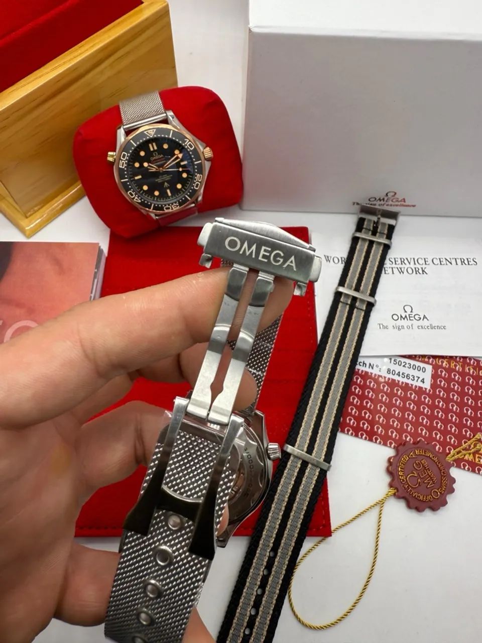 Omega Seamaster 007 com 2 Pulseiras  - Foto 5