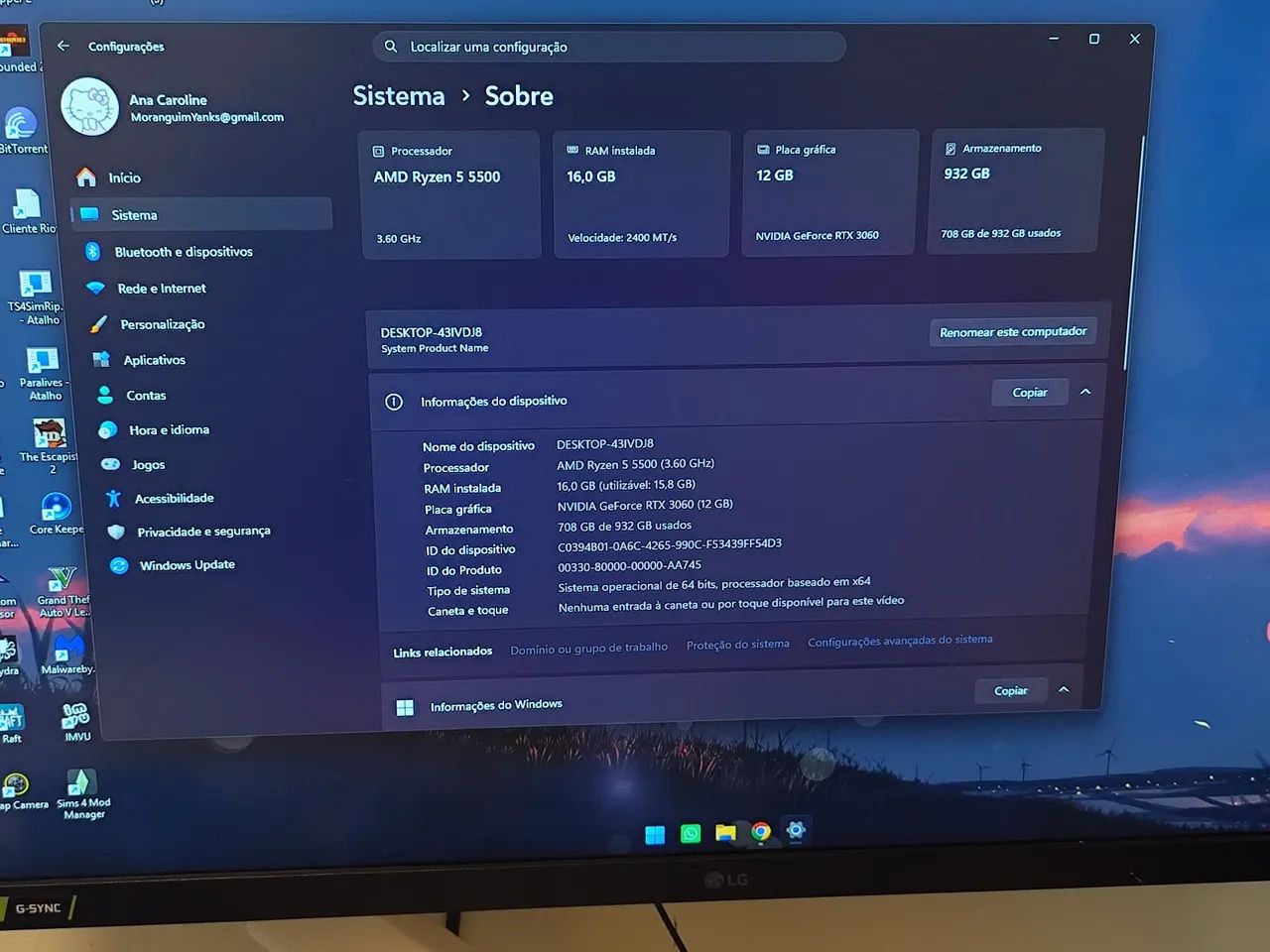 Computador gamer completo Rtx3060 - Foto 5