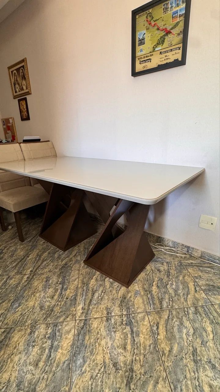 Mesa de jantar para 6 cadeiras  - Foto 4