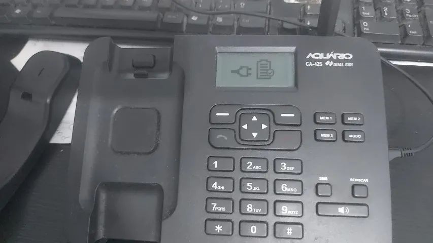 Telefone Celular de Mesa Sem Fio Aquário CA-42S - Foto 3