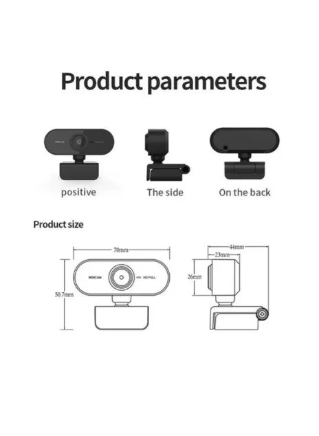WEB CAM FULL HD 1080P COM MICROFONE USB  - Foto 3