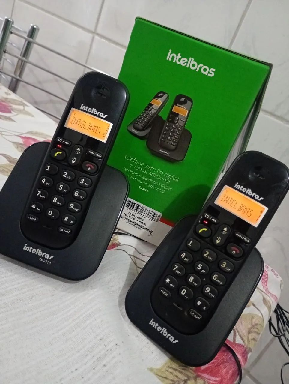 Telefone sem fio Intelbras + ramal adicional 
