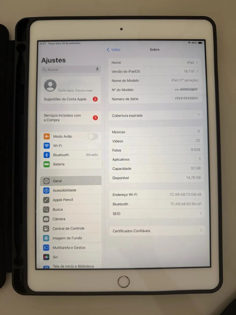 iPad 7 ger muito novo - Foto 2