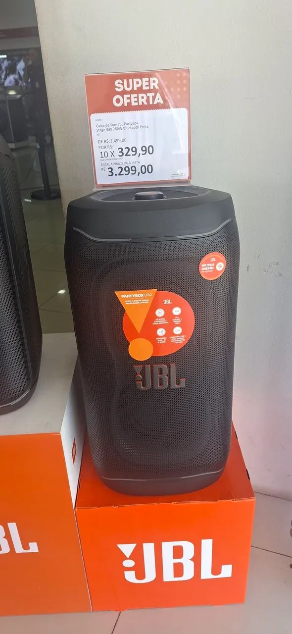 Caixa de som JBL Partybox stage 330