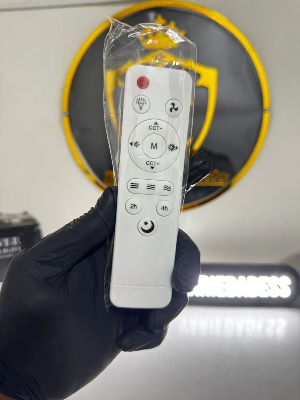 Mini ventilador de teto com lâmpada  - Foto 5