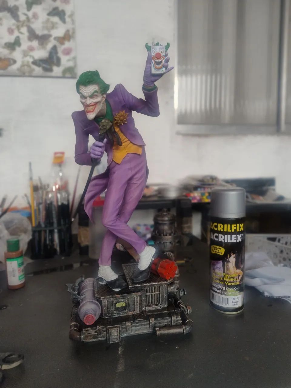 Coringa Joker 44 Cm - Impressão 3d - Resina - Foto 3