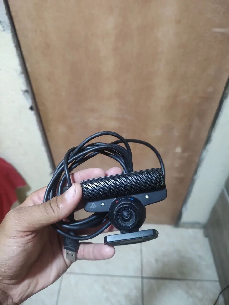 Kit com câmera de movimento e controles