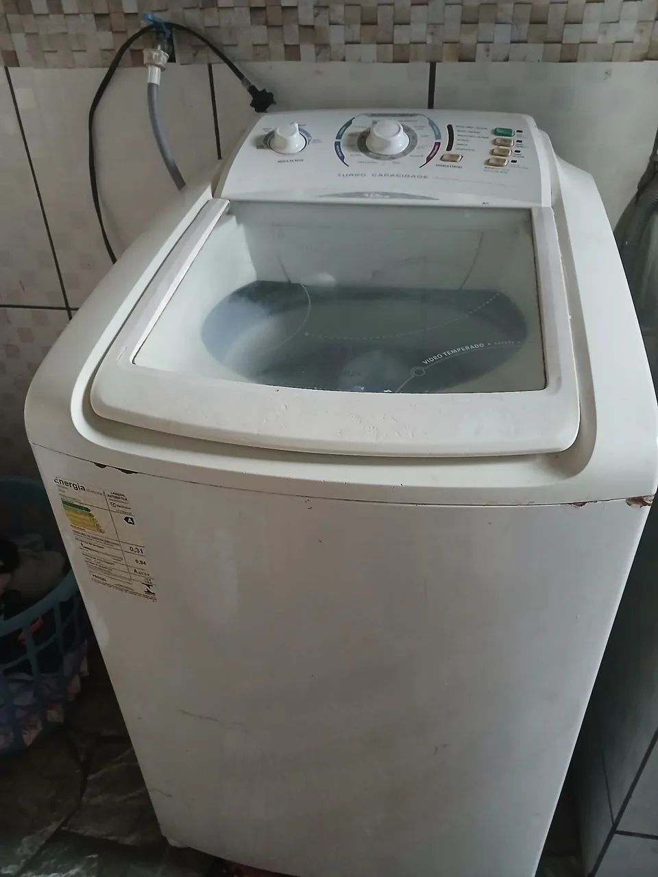 Máquina de lavar roupa eletrolux