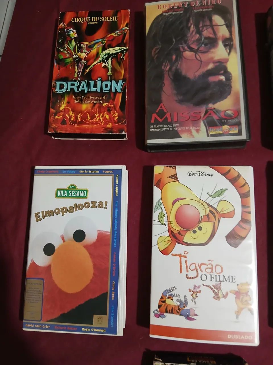 Vhs 6 peças e um dvd para colecionadores - CDs, DVDs etc - Jardim