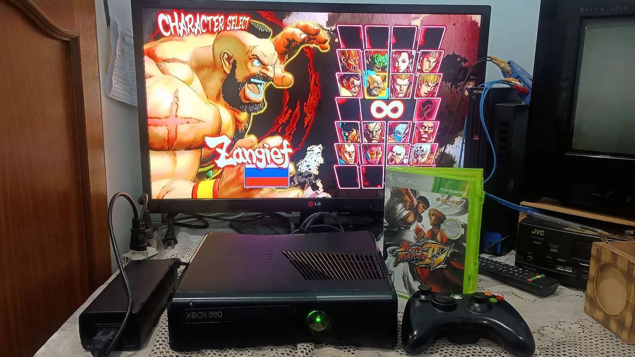 Xbox 360 Slim Bloqueado Completo 