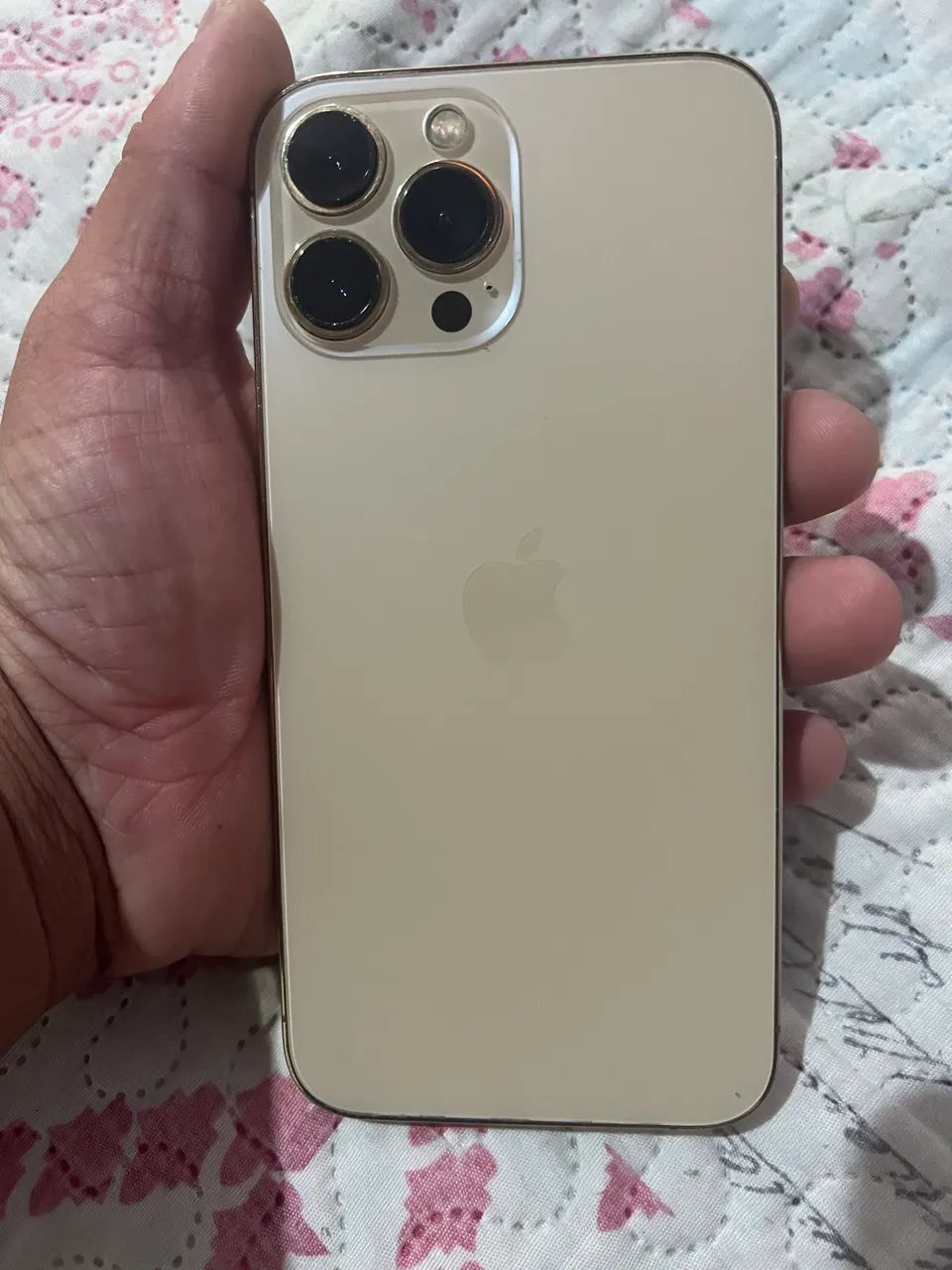 Vendo iPhone 13 Pro Max 128gb Dourado - Foto 2