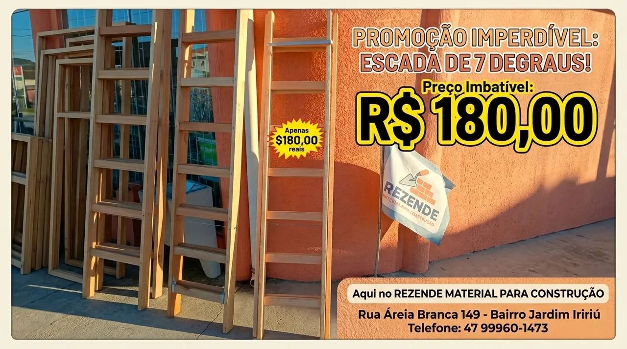 Escada de eucalipto 