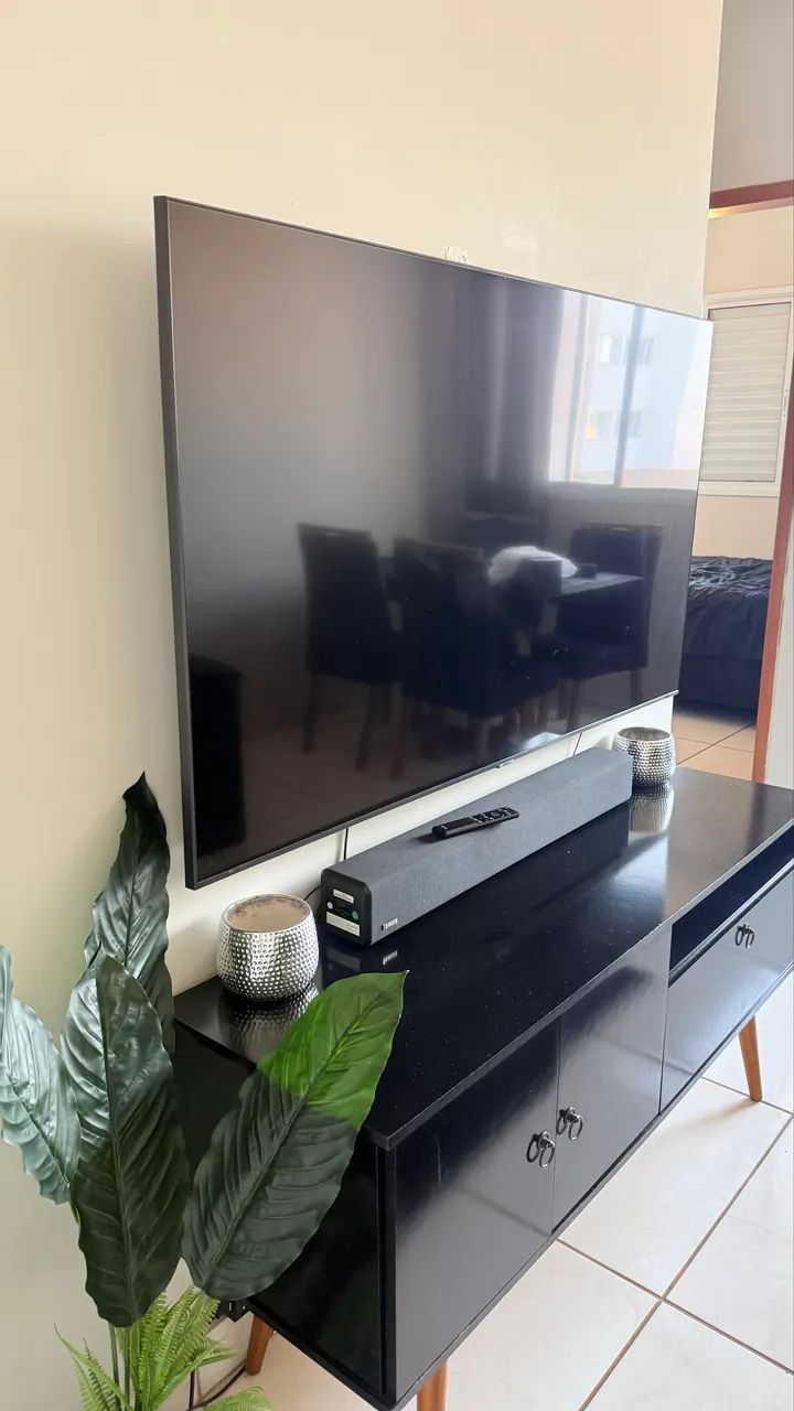 * ? TV Samsung Smart de 65 polegadas SoundbarSamsung Rack/Hack para TV, na cor preta - Foto 4
